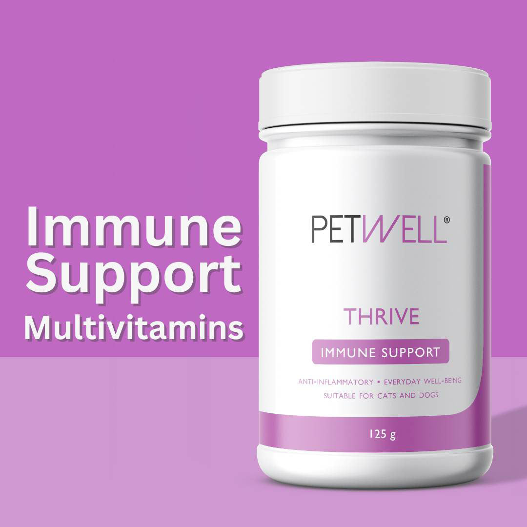 PetWell THRIVE Immune Support Supplement and Treats for Dogs and Cats