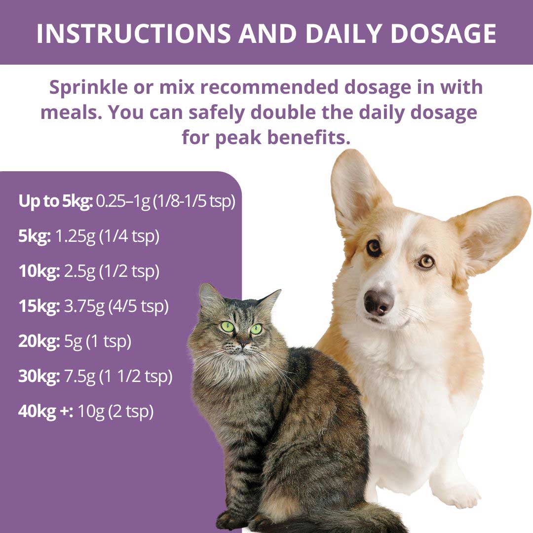 Allergy relief supplement Instructions and Daily Dosage - PetWell RELIEF