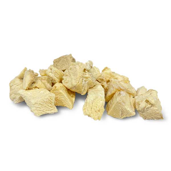 Freeze-dried crocodile treats novel protein for pets with allergies, pieces