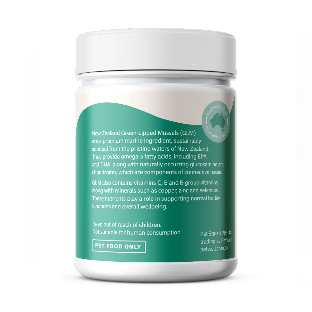 New Zealand Green-Lipped Mussel powder supplement health benefits