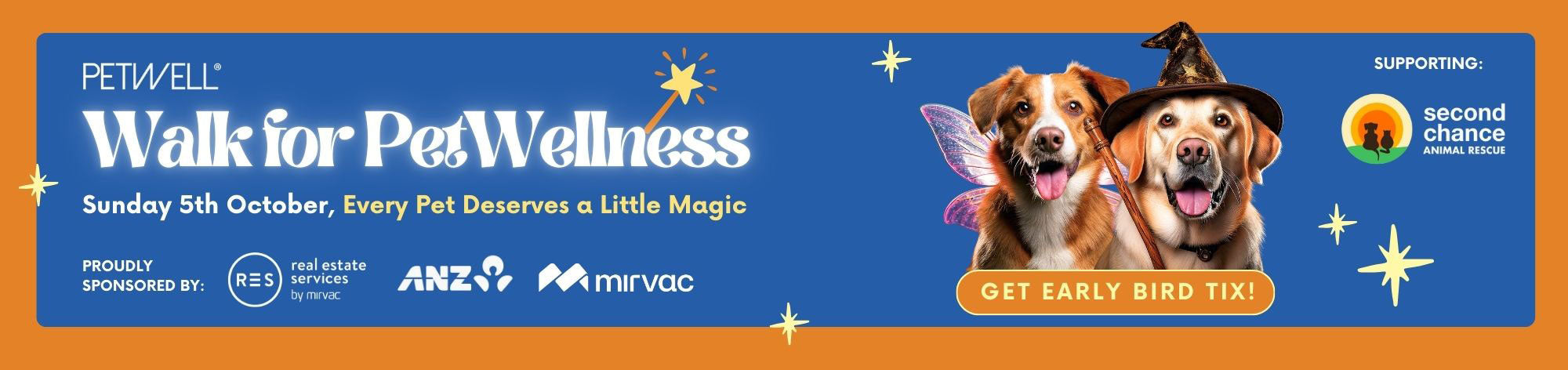 Walk for PetWellness early bird tickets