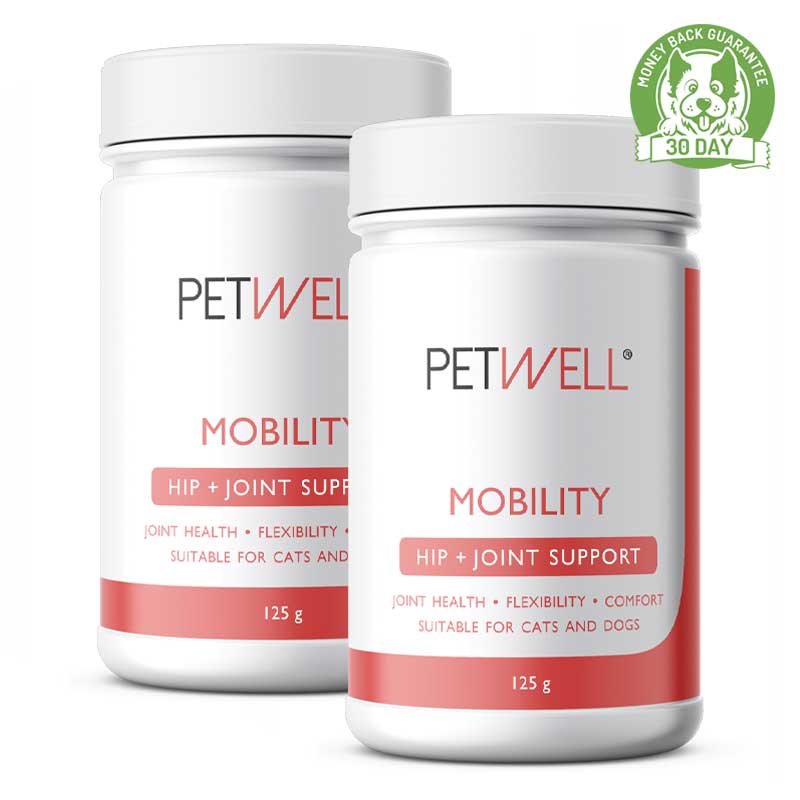 MOBILITY-supplement-for-cats-and-dogs-with-Joint-issues.-Formulated-by-a-Pet-Naturopath-using-all-natural-human-grade-ingredients-bundle-30 day guarantee