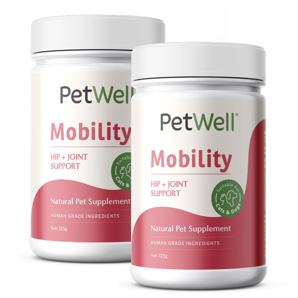 PetWell Mobility supplement bundle of 2 canisters 