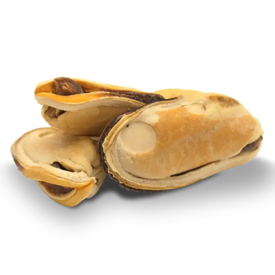 PetWell freeze-dried New Zealand Green-Lipped Mussels natural joint support for cats and dogs, high in Omega-3, pieces