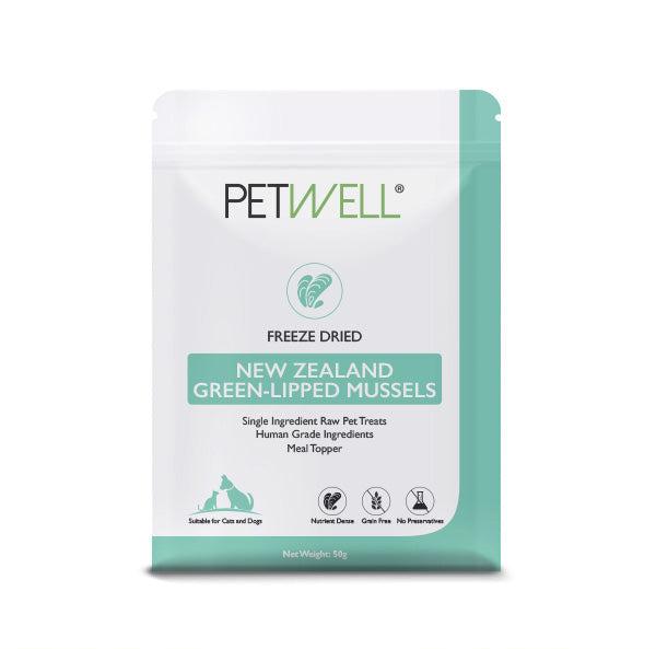 PetWell freeze dried New Zealand GLM pack