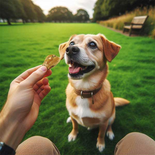 PetWell-freeze-dried-New-Zealand-Green-Lipped-Mussels-natural-joint-support-for-cats-and-dogs_-high-in-Omega-3-dog-in-park