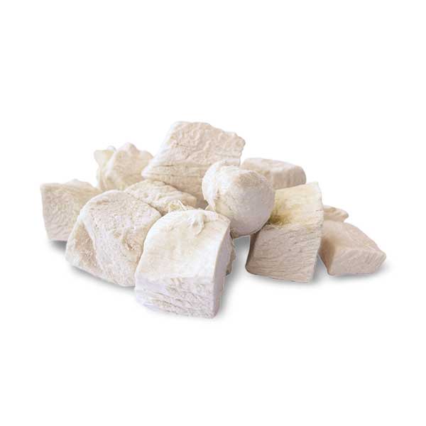 PetWell freeze-dried turkey breast hypoallergenic treats for dogs and cats, pieces