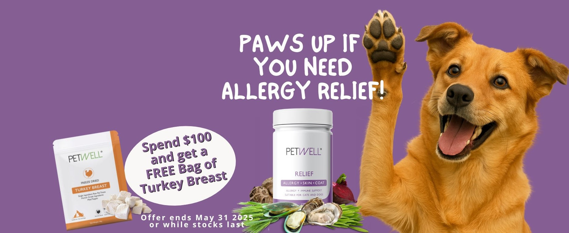 PetWell Allergy Relief Month 