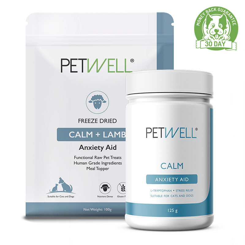 PetWell CALM supplement and functional treat bundle