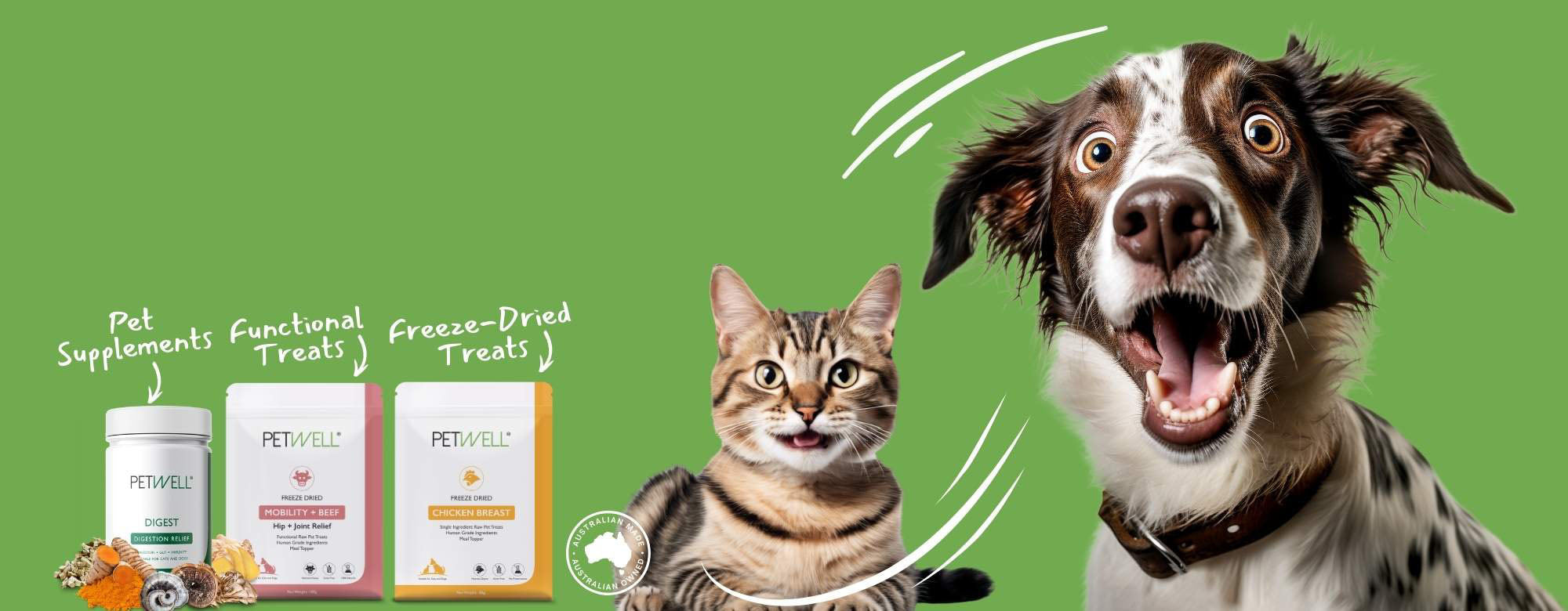 PetWell Pet Supplements and treats