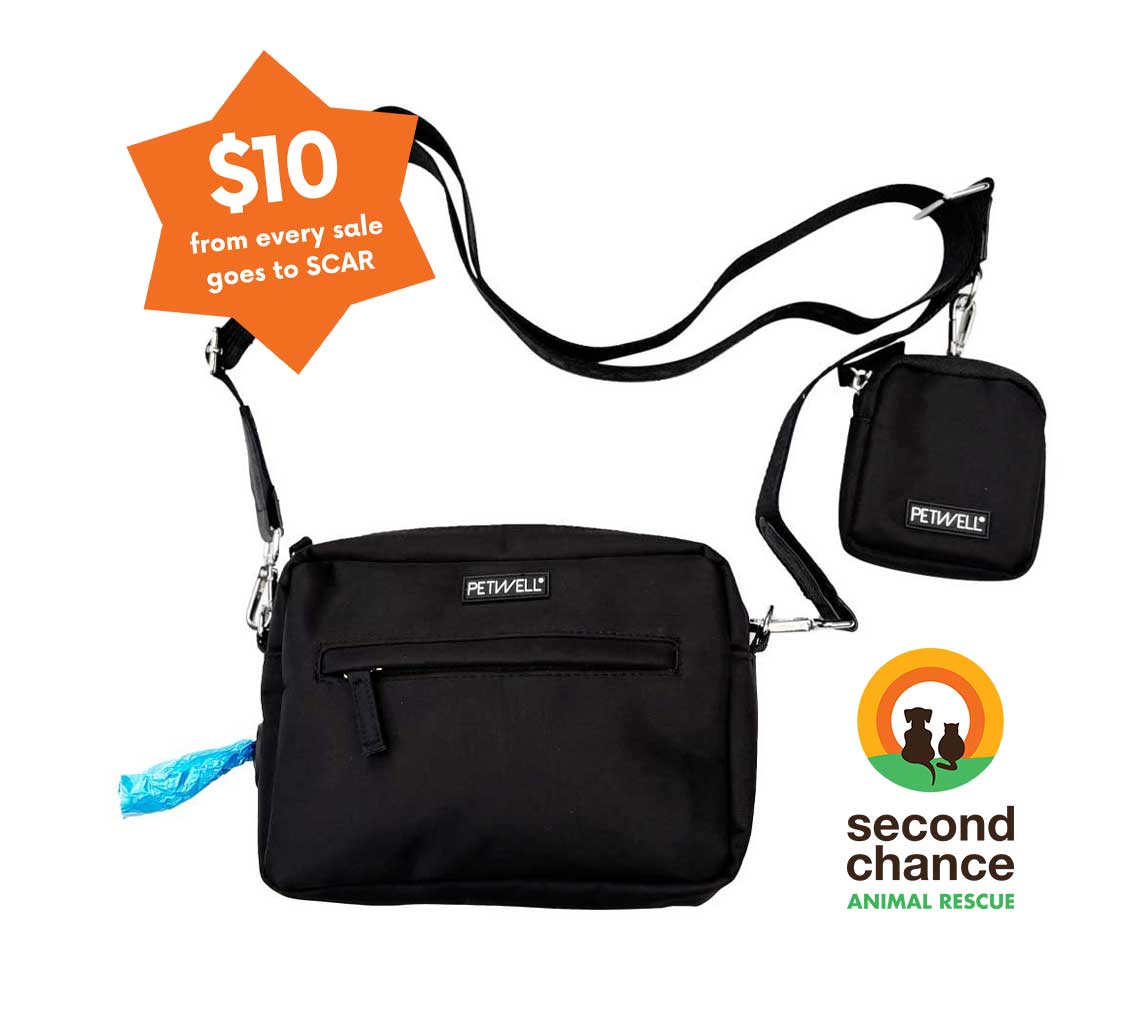 Walk-for-PetWellness-dog-walking-bag-treat-$10 goes to SCAR